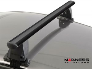 Alfa Romeo Stelvio Roof Rack Cross Bars - for models w/o factory roof rails - Black Alfa Romeo Stelvio Roof Rack Cross Bars - for models w/o factory roof rails - Black